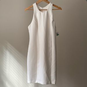 Amanda Uprichard NWT Racerback Sheath Dress Large White Elope Courthouse Colada